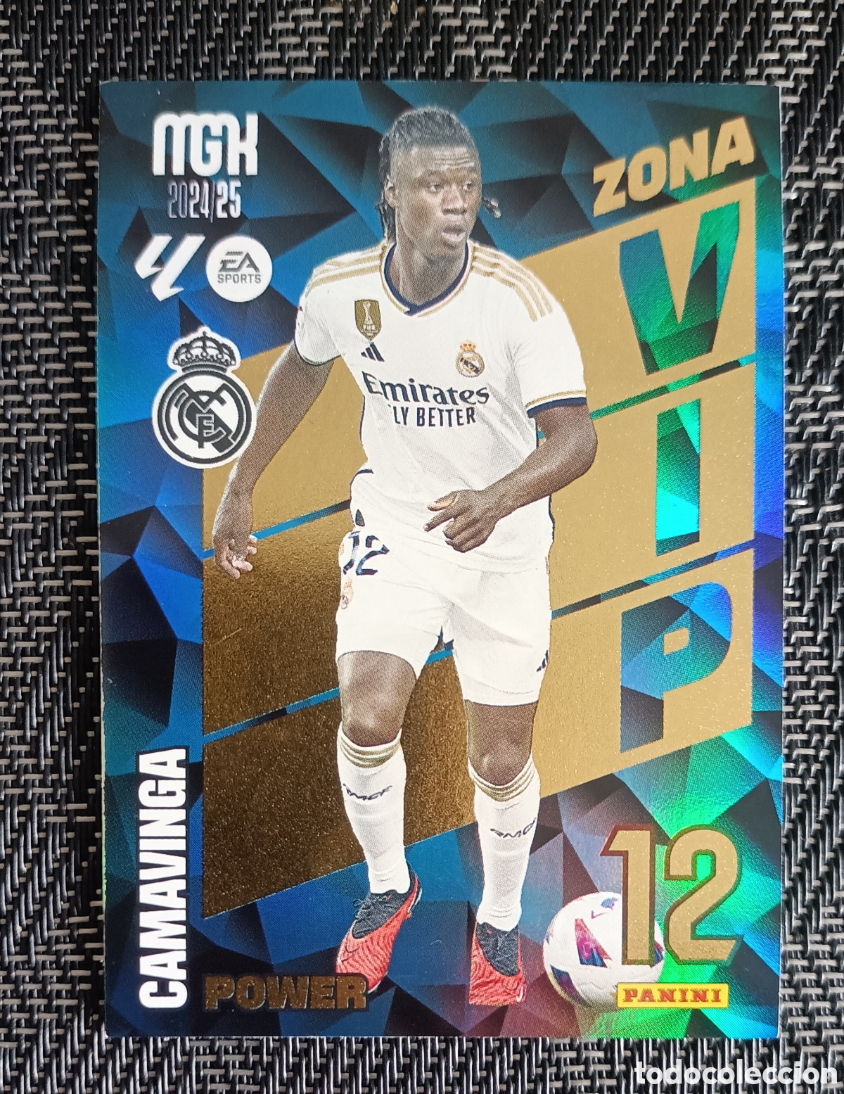 Football Stickers: Camavinga Real Madrid P392 Megacracks 24/25