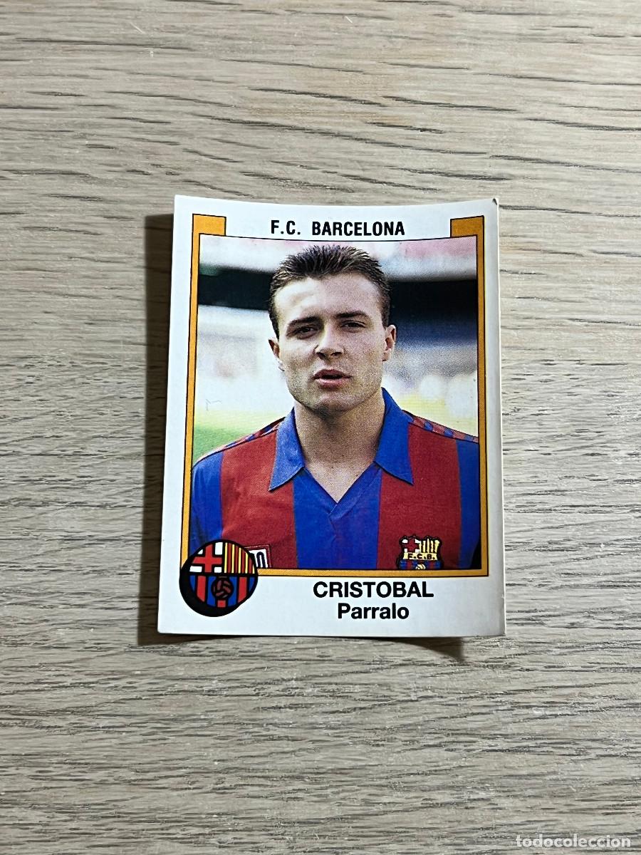 Cartes &agrave; collectionner de Football: 46 CRISTOBAL FC BARCELONA LIGA FUTBOL 88 PANINI NUNCA PEGADO SIN PEGAR 1988