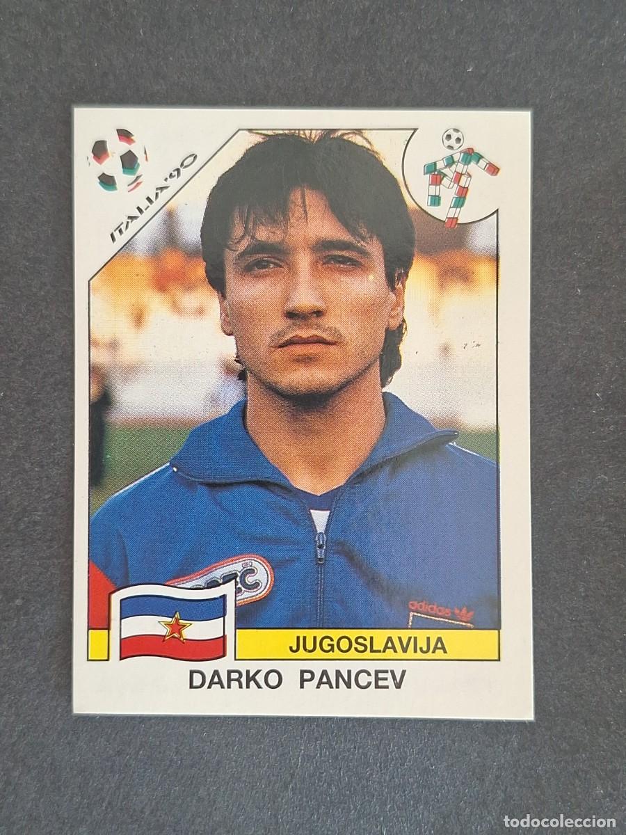 Cartes &agrave; collectionner de Football: L3 DARKO PANCEV SELECCION YUGOSLAVIA 283 MUNDIAL ITALIA 90 1990 PANINI NUNCA PEGADO SIN PEGAR