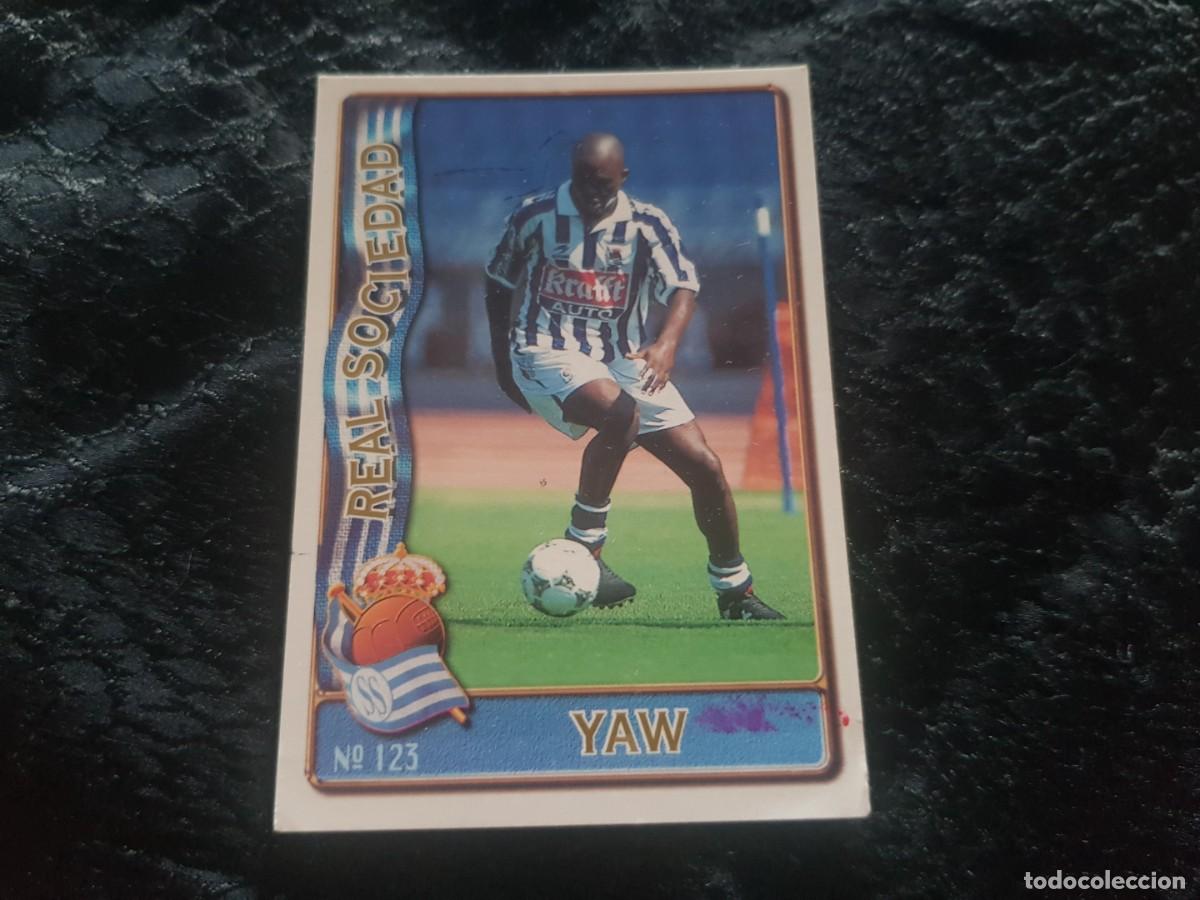 Cartes &agrave; collectionner de Football: Cromo N&ordm; 123 Yaw (Real Sociedad) Mundicromo / Las fichas de la liga 96/97 1996/1997