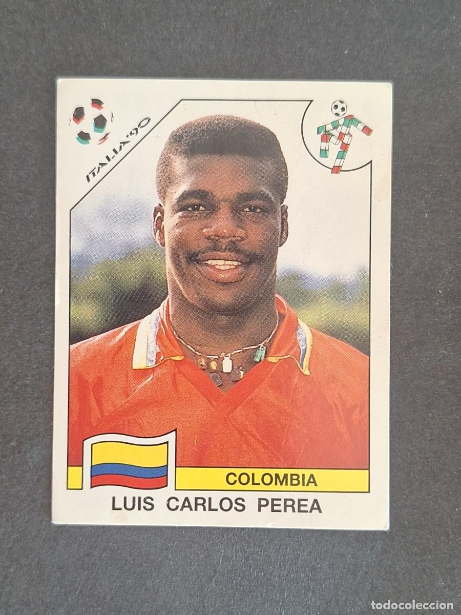 Cromos de f&uacute;tbol: L3 LUIS CARLOS PEREA SELECCION COLOMBIA 292 MUNDIAL ITALIA 90 1990 PANINI NUNCA PEGADO SIN PEGAR