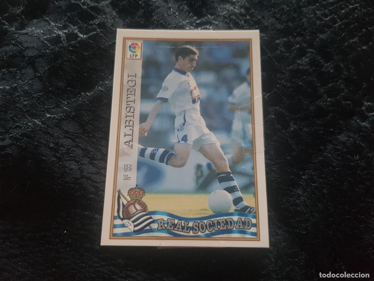 Cromos de f&uacute;tbol: Cromo N&ordm; 155 Albistegui (Real Sociedad) Mundicromo / Las fichas de la liga 97/98 1997/1998