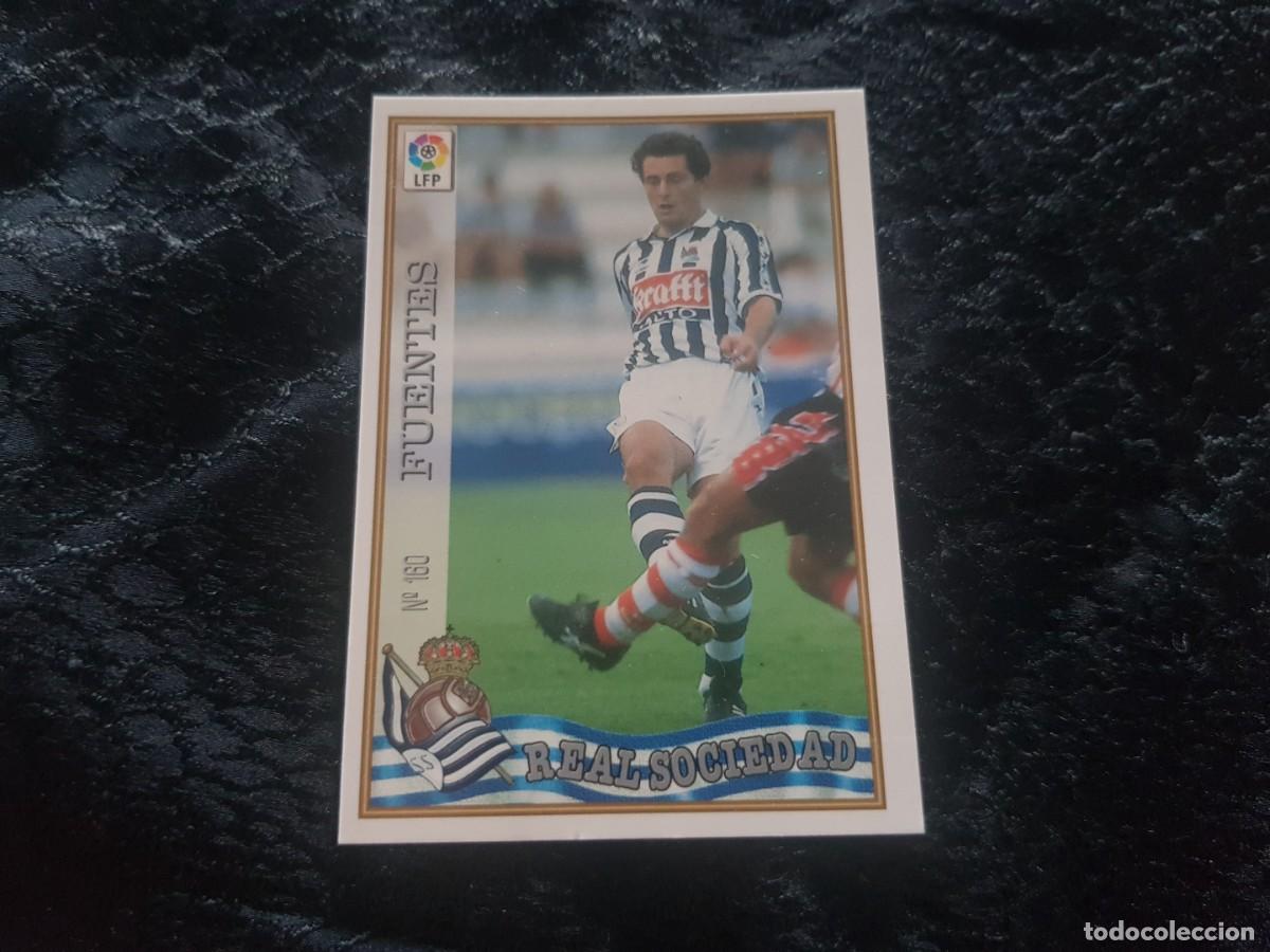 Cromos de f&uacute;tbol: Cromo N&ordm; 160 Fuentes (Real Sociedad) Mundicromo / Las fichas de la liga 97/98 1997/1998