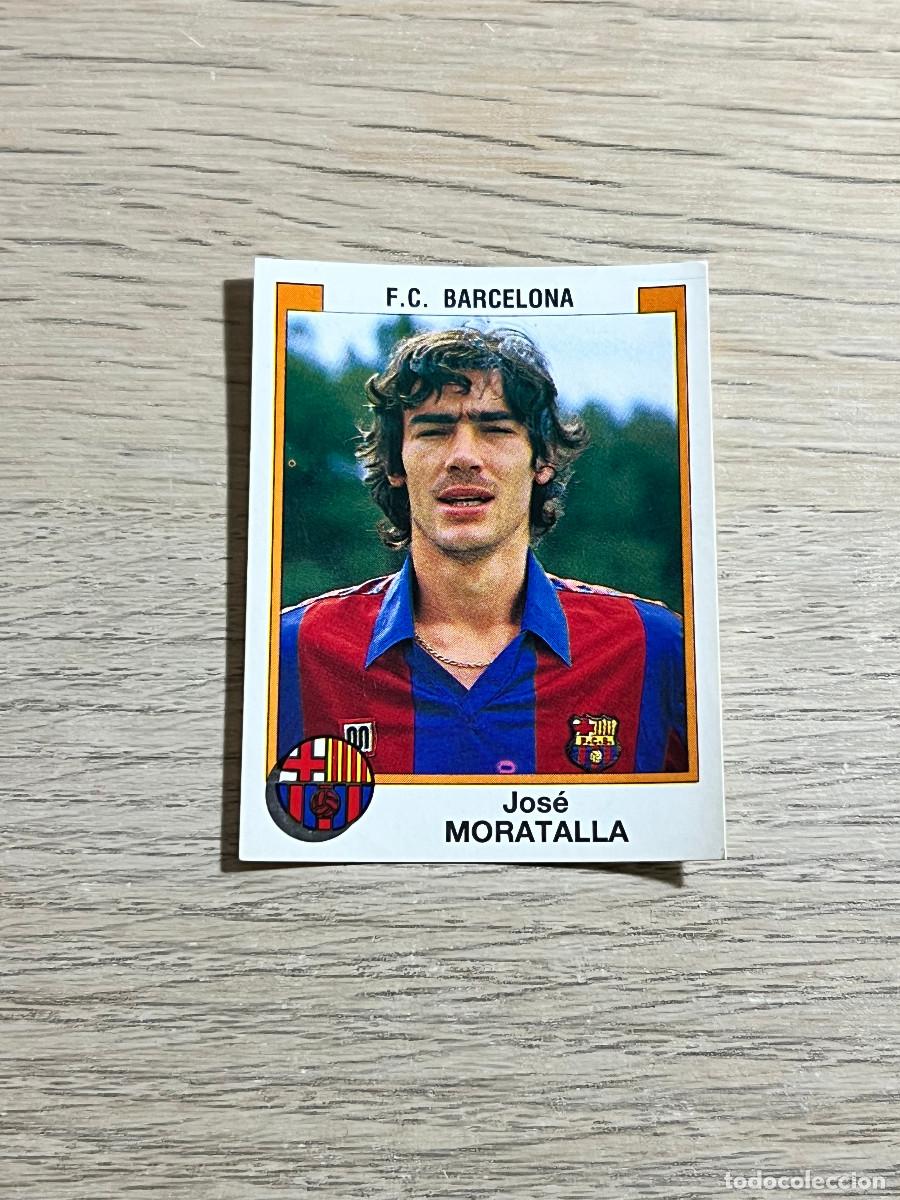 Cromos de f&uacute;tbol: 48 MORATALLA FC BARCELONA LIGA FUTBOL 88 PANINI NUNCA PEGADO SIN PEGAR 1988