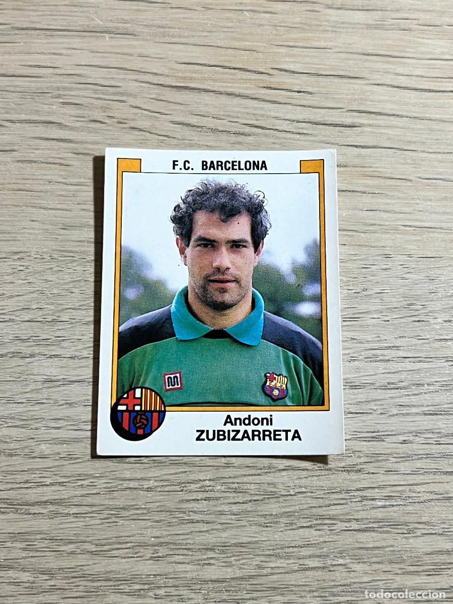 Fu&szlig;ball-Sticker: 45 ZUBIZARRETA FC BARCELONA LIGA FUTBOL 88 PANINI NUNCA PEGADO SIN PEGAR 1988