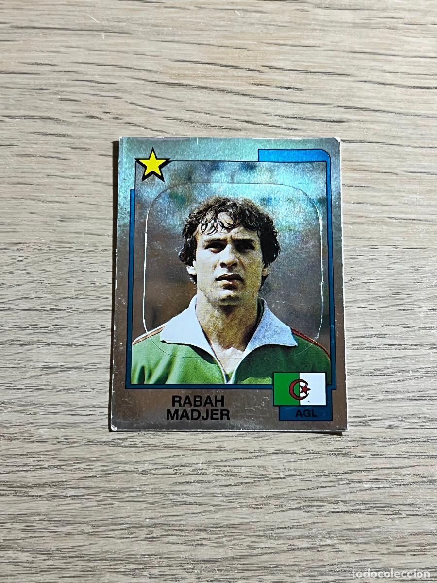 Cromos de f&uacute;tbol: 207 RABAH MADJER ARGELIA LIGA FUTBOL 88 PANINI NUNCA PEGADO SIN PEGAR 1988