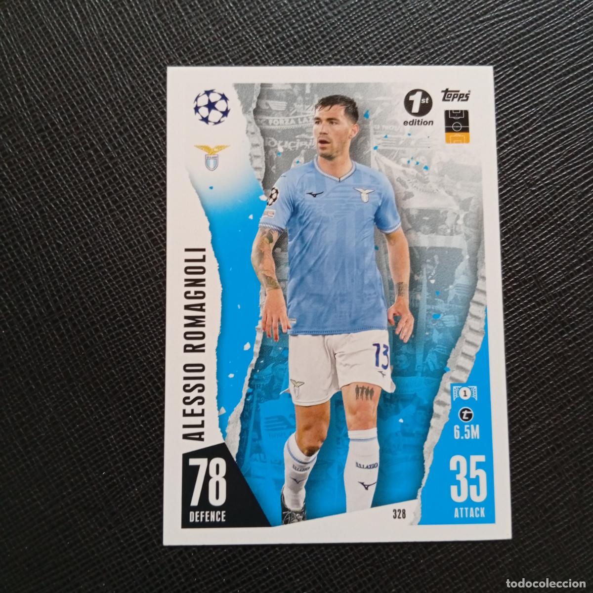 Football Stickers: 328 ROMAGNOLI LAZIO TOPPS MATCH ATTAX 2023 2024 FUTBOL 23 24 - A213 PG118 1ST EDITION