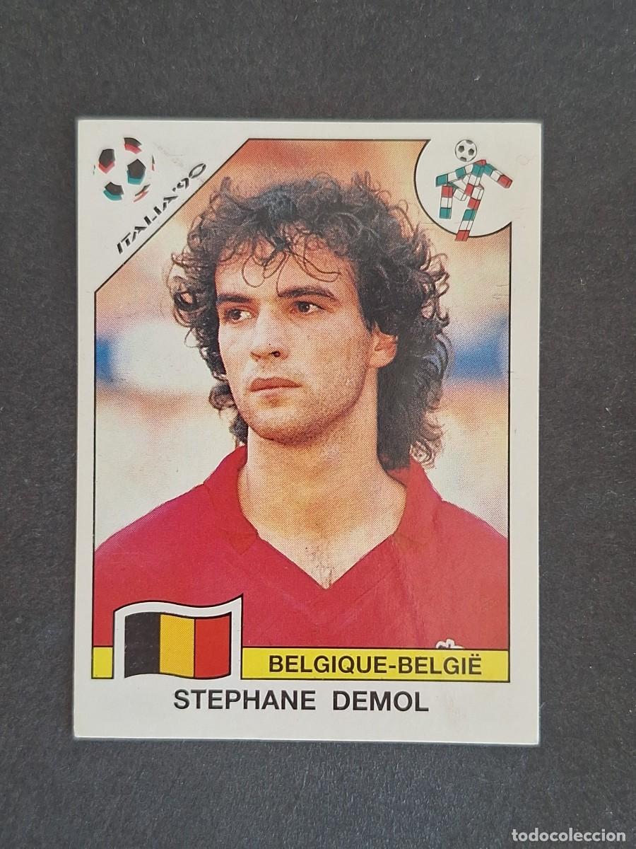 Figurine di Calcio: L3 STEPHANE DEMOL SELECCION BELGICA 332 MUNDIAL ITALIA 90 1990 PANINI NUNCA PEGADO SIN PEGAR
