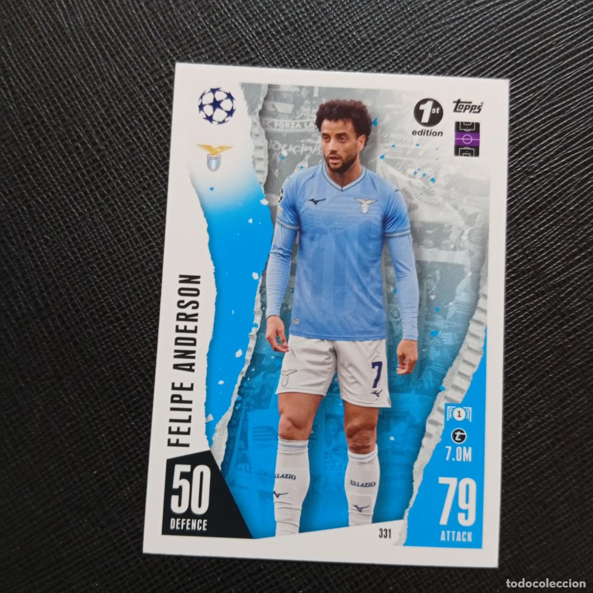 Figurine di Calcio: 331 FELIPE ANDERSON LAZIO TOPPS MATCH ATTAX 2023 2024 FUTBOL 23 24 - A213 PG136 1ST EDITION