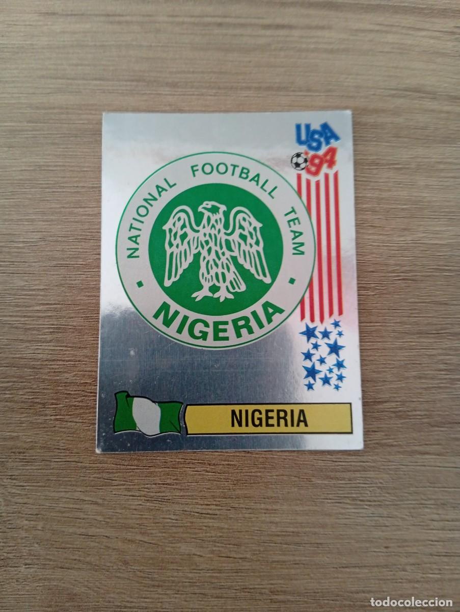 Cromos de f&uacute;tbol: ESCUDO NIGERIA 235 MUNDIAL USA 94 1994 SIN PEGAR NUNCA PEGADO