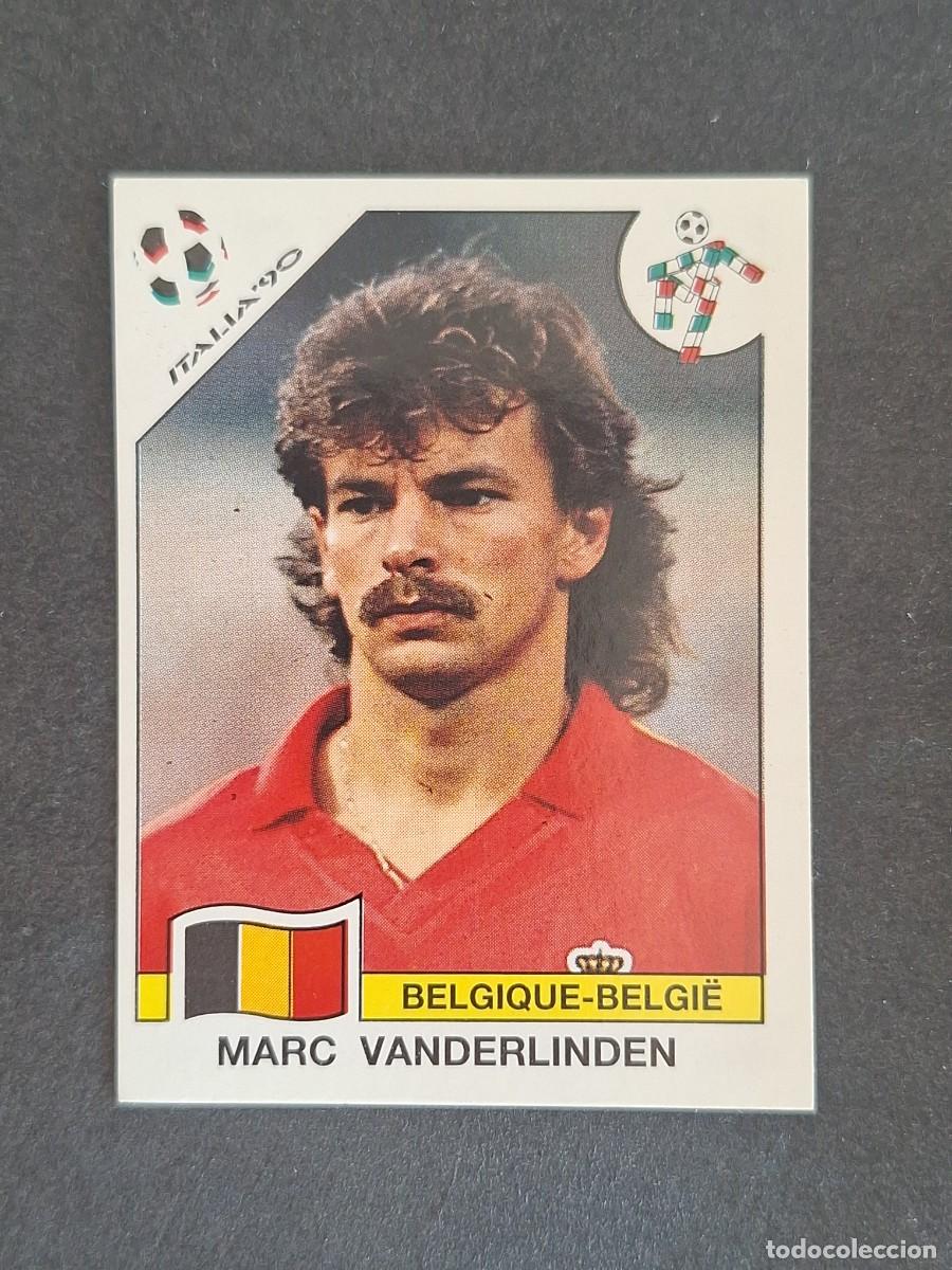 Cromos de f&uacute;tbol: L3 MARC VANDERLINDEN SELECCION BELGICA 342 MUNDIAL ITALIA 90 1990 PANINI NUNCA PEGADO SIN PEGAR