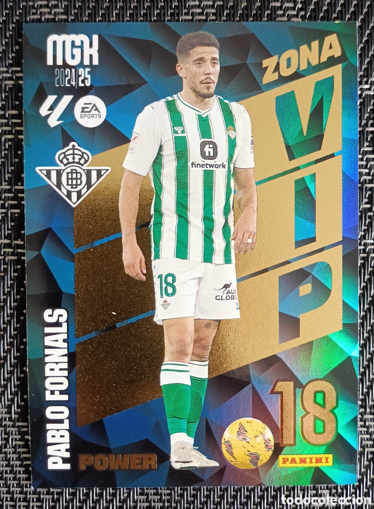 Cromos de f&uacute;tbol: Pablo Fornals Betis P401 Megacracks 24/25