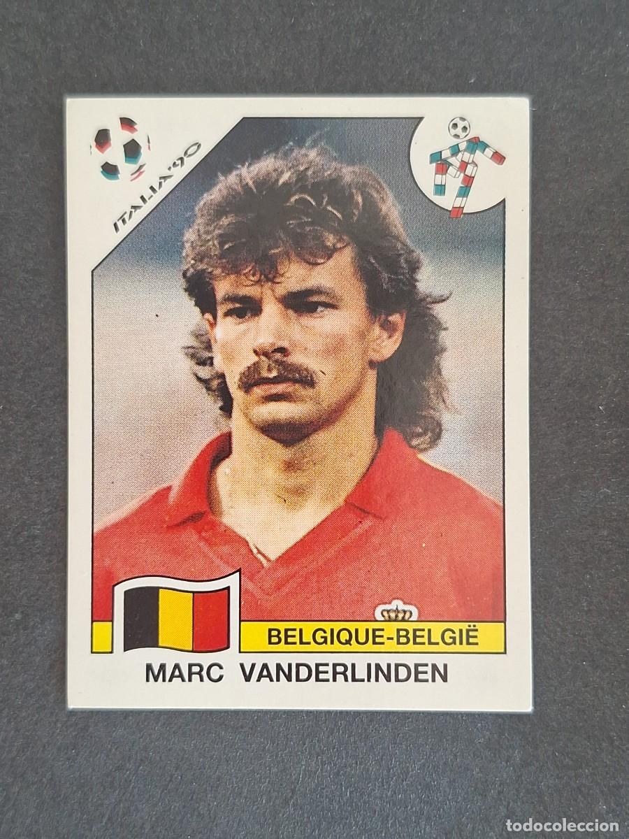 Cromos de f&uacute;tbol: L3 MARC VANDERLINDEN SELECCION BELGICA 342 MUNDIAL ITALIA 90 1990 PANINI NUNCA PEGADO SIN PEGAR
