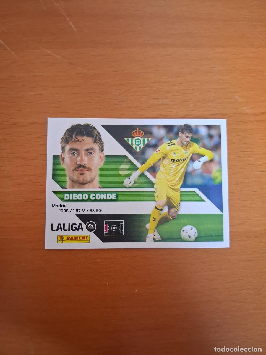 Cromos de f&uacute;tbol: Ediciones Este 2026 2027 26 27 Real Betis 4 BIS Diego Conde Coloca