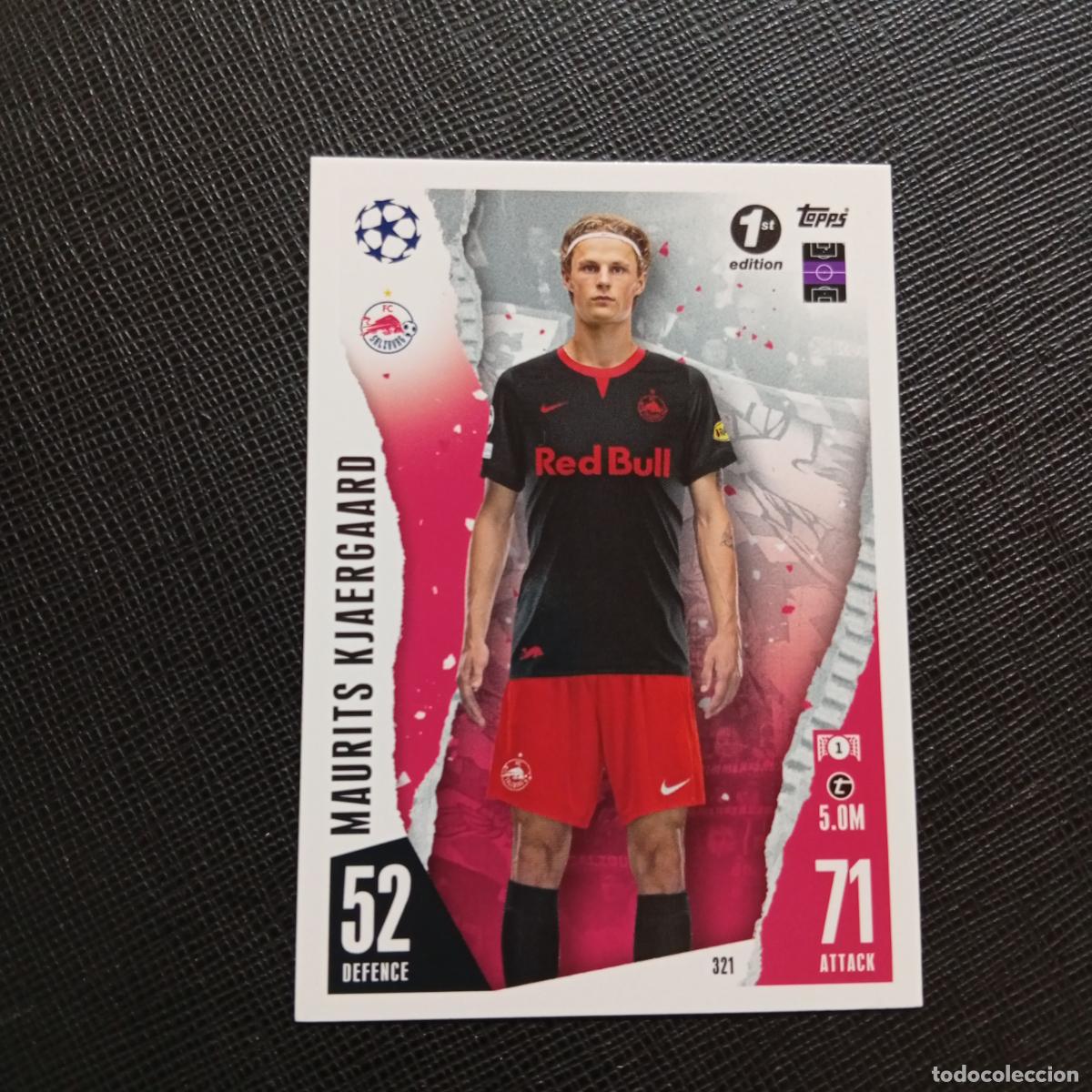 Cromos de f&uacute;tbol: 321 KJAERGAARD SALZBURG TOPPS MATCH ATTAX 2023 2024 FUTBOL 23 24 - A213 PG190 1ST EDITION