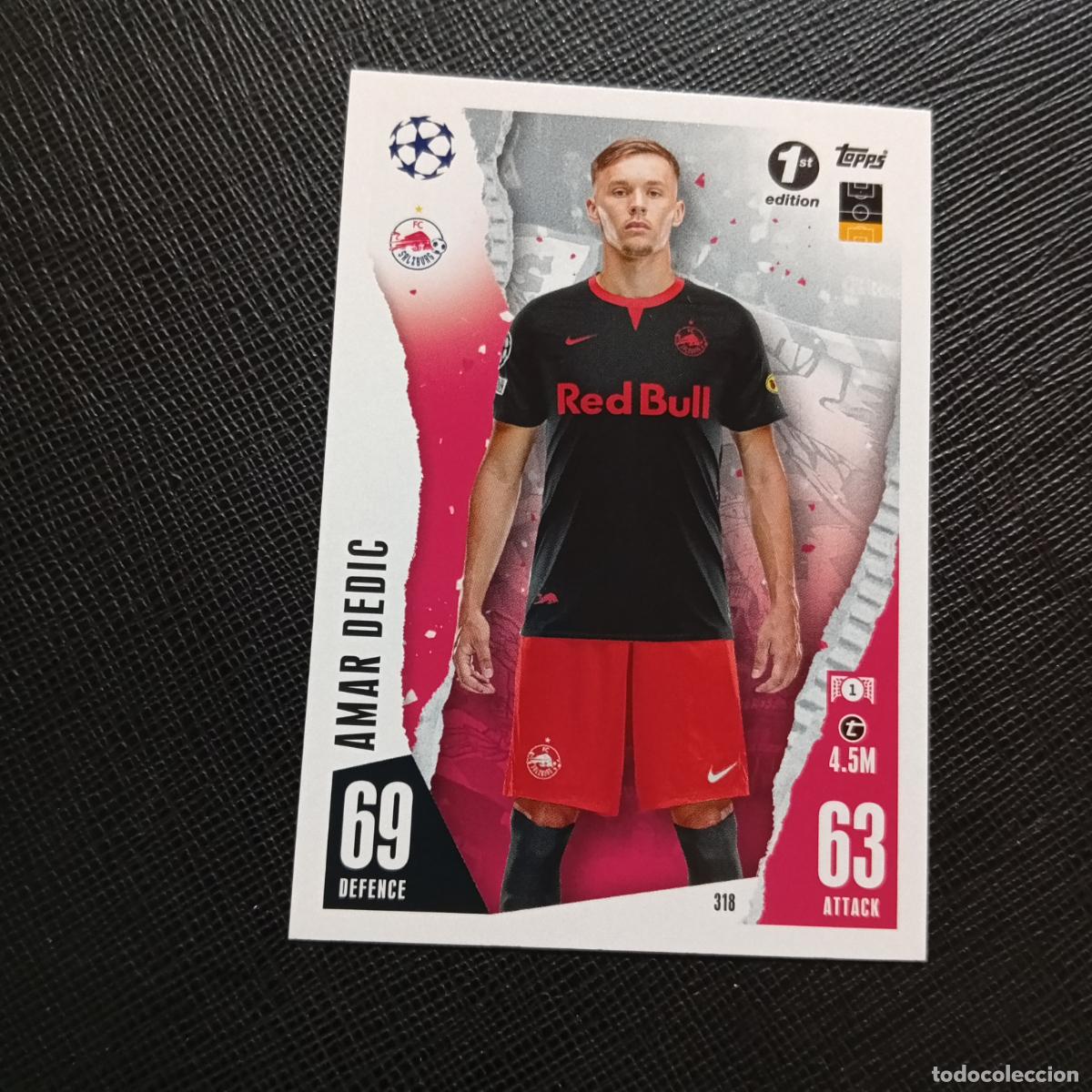 Cromos de f&uacute;tbol: 318 AMAR DEDIC SALZBURG TOPPS MATCH ATTAX 2023 2024 FUTBOL 23 24 - A213 PG199 1ST EDITION