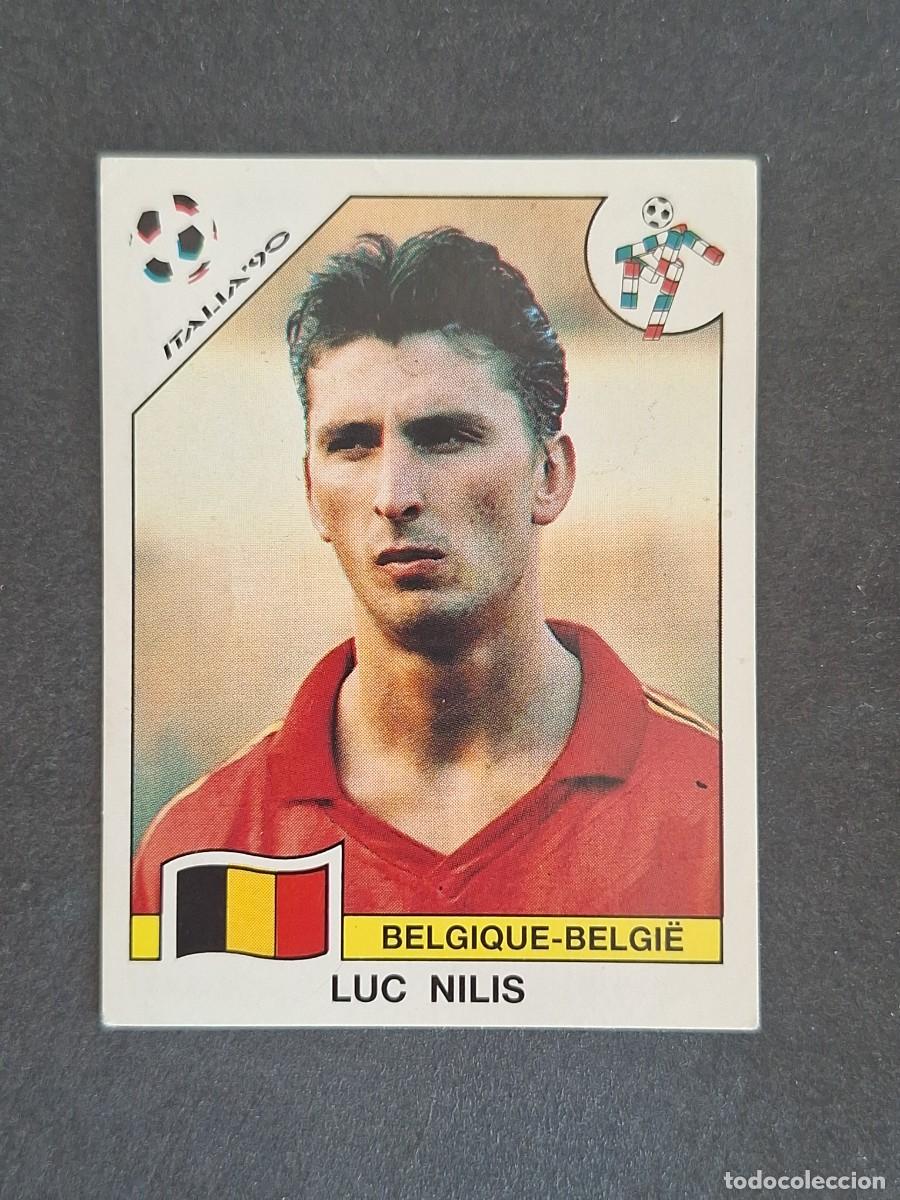 Cromos de f&uacute;tbol: L3 LUC NILIS SELECCION BELGICA 343 MUNDIAL ITALIA 90 1990 PANINI NUNCA PEGADO SIN PEGAR