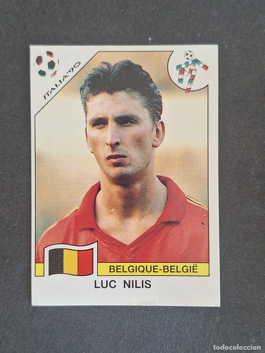 Cromos de f&uacute;tbol: L3 LUC NILIS SELECCION BELGICA 343 MUNDIAL ITALIA 90 1990 PANINI NUNCA PEGADO SIN PEGAR