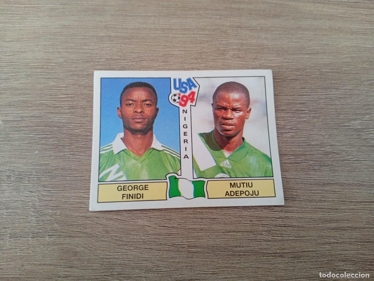 Cromos de f&uacute;tbol: FINIDI MUTIU 240 NIGERIA MUNDIAL USA 94 1994 SIN PEGAR NUNCA PEGADO