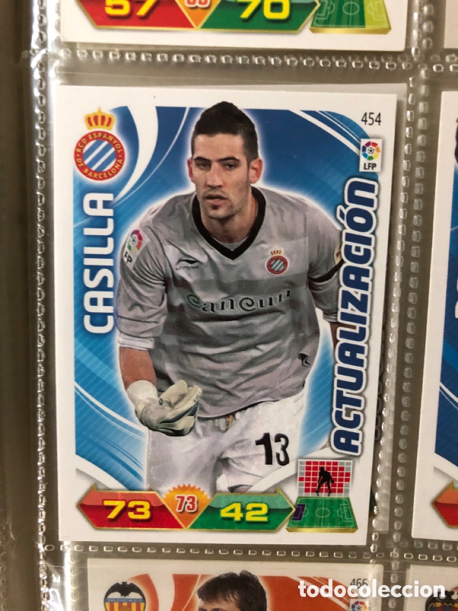 Cromos de f&uacute;tbol: 454 casilla espa&ntilde;ol actualizacion adrenalyn 11 12 2011 2012 snn pegar