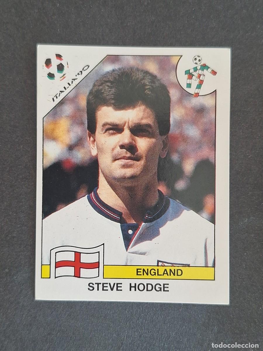 Cartes &agrave; collectionner de Football: L3 STEVE HODGE SELECCION INGLATERRA 393 MUNDIAL ITALIA 90 1990 PANINI NUNCA PEGADO SIN PEGAR