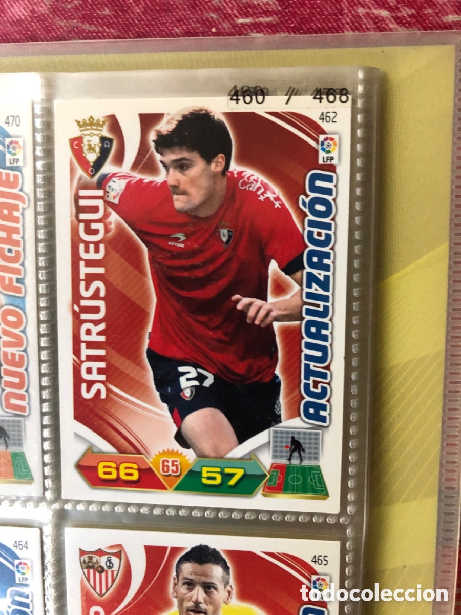 Cartes &agrave; collectionner de Football: L2 SATRUTEGUI C. A. OSASUNA 462 ACTUALIZACION PANINI ADRENALYN XL LIGA 2011/2012 11 12