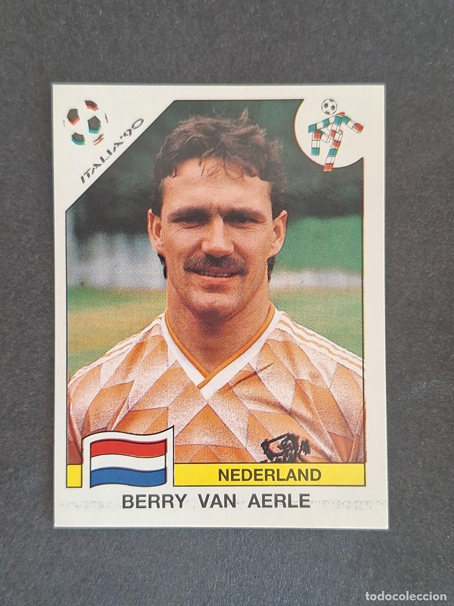 Cartes &agrave; collectionner de Football: L3 BERRY VAN AERLE SELECCION HOLANDA 405 MUNDIAL ITALIA 90 1990 PANINI NUNCA PEGADO SIN PEGAR