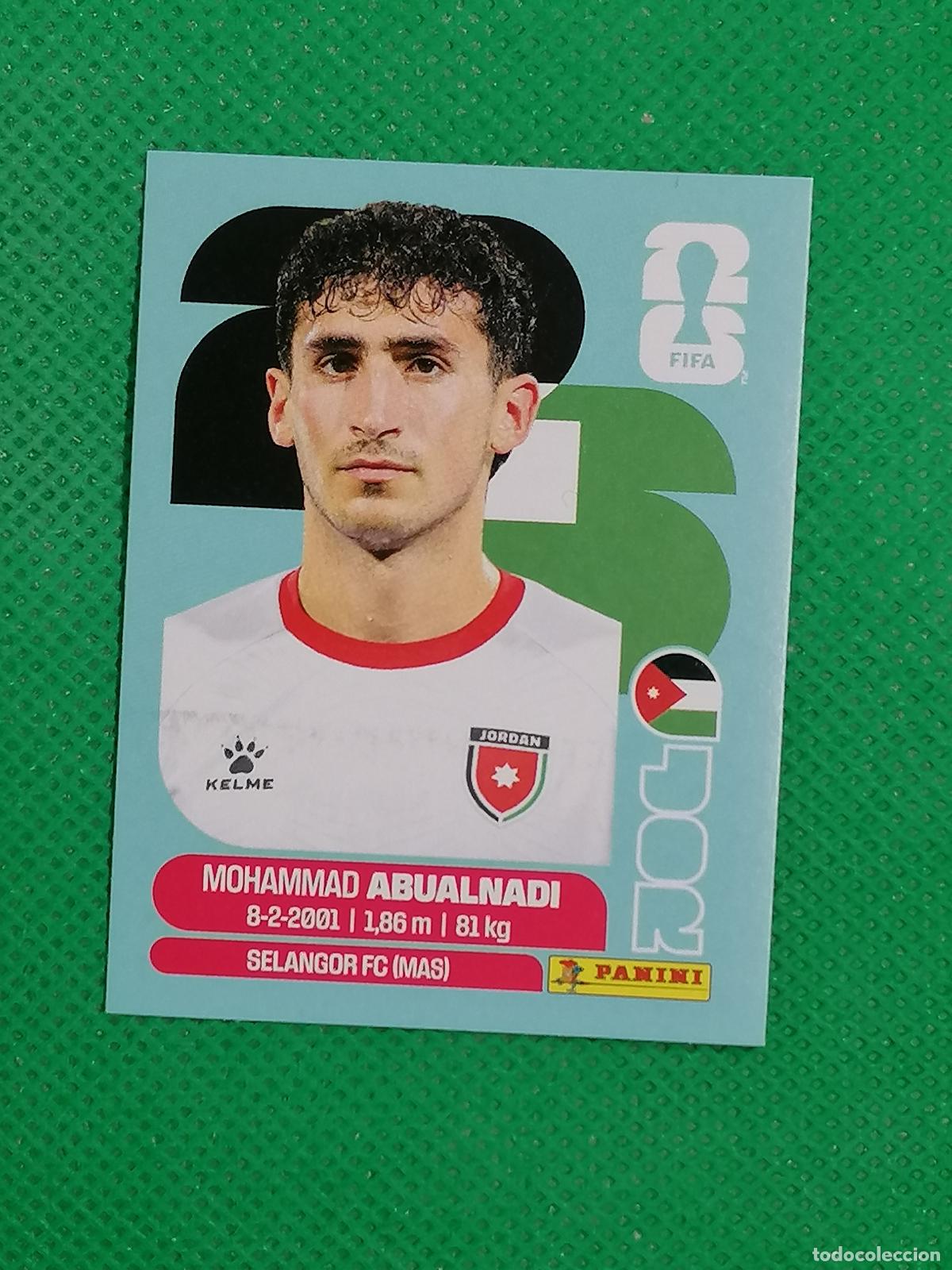 Football Stickers: JOR 8 JOR8 MOHAMMAD ABUALNADI JORDANIA ⚽ PANINI FIFA MUNDIAL WORLD CUP 26 2026 STICKER ⚽