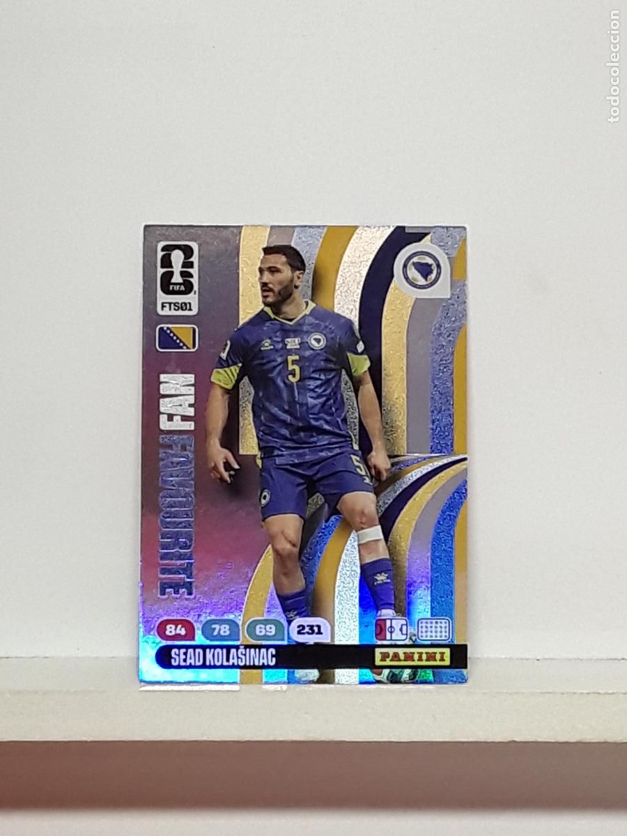 Football Stickers: ADRENALYN MUNDIAL 2026 WORLD CUP 26 ALBUM PANINI N FTS01 FTS1 FTS 01 BOSNIA SEAD KOLASINAC