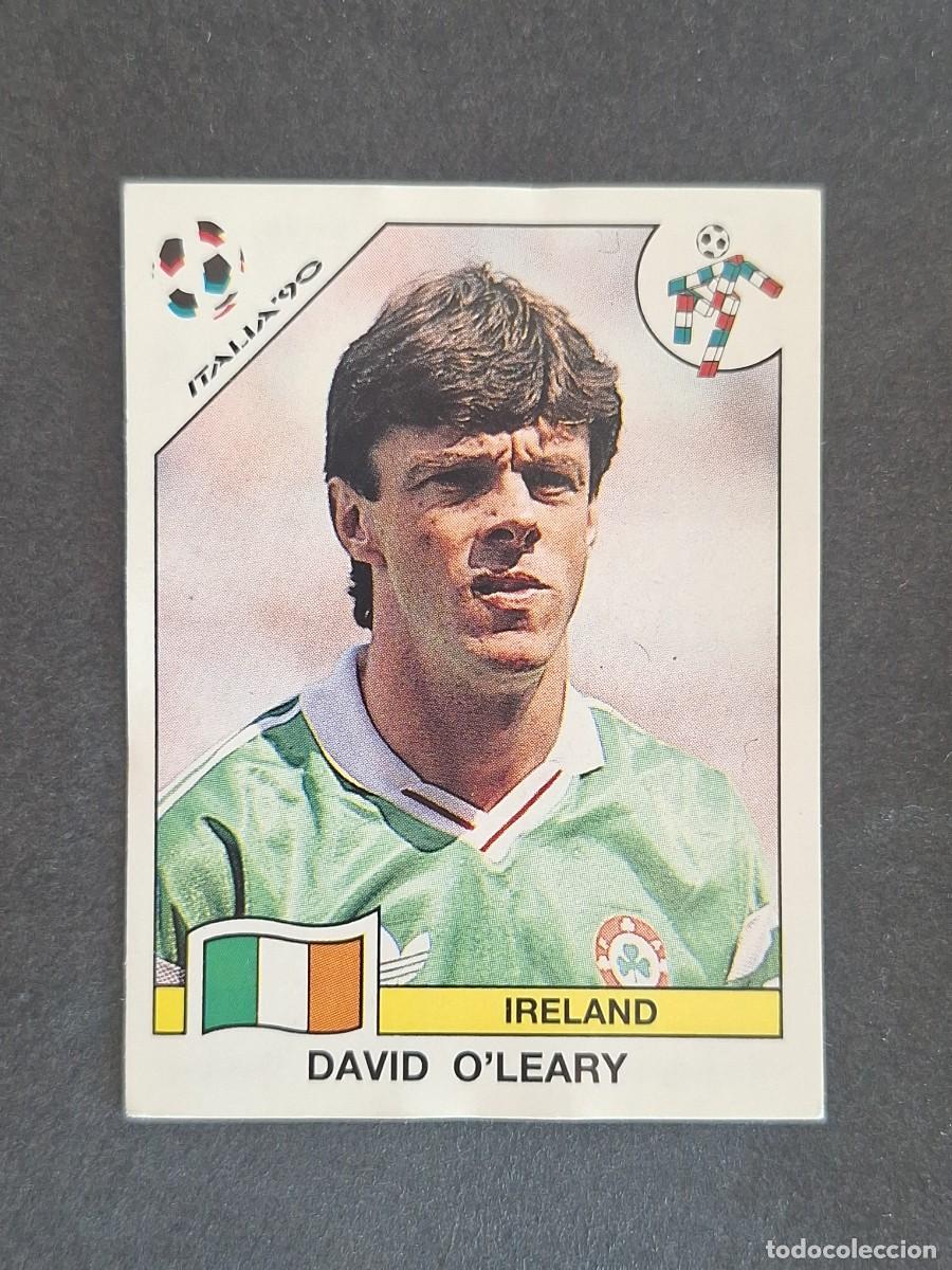 Cromos de f&uacute;tbol: L3 DAVID O'LEARY SELECCION IRLANDA 427 MUNDIAL ITALIA 90 1990 PANINI NUNCA PEGADO SIN PEGAR