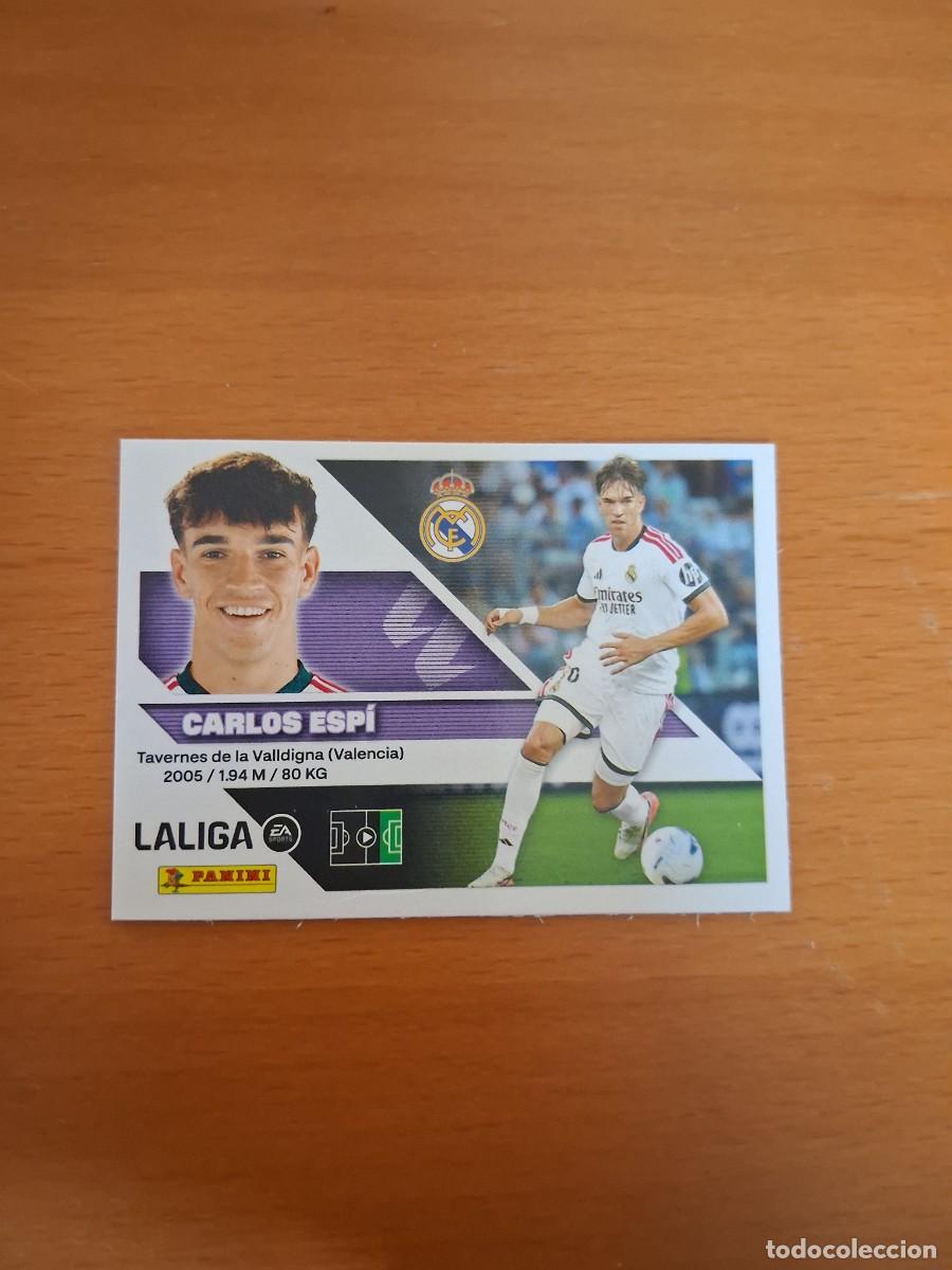 Cromos de f&uacute;tbol: Ediciones Este 2026 2027 26 27 Real Madrid 17 BIS Carlos Espi Coloca
