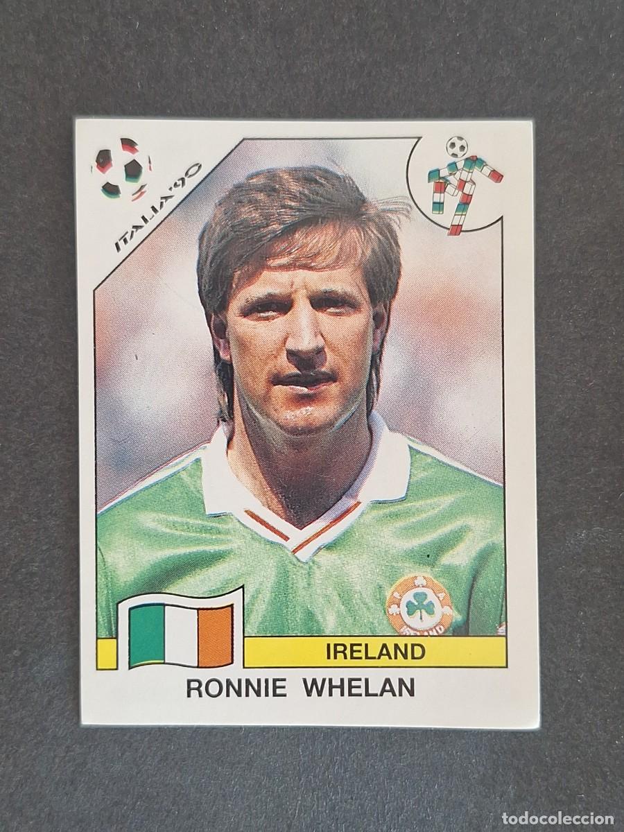 Cromos de f&uacute;tbol: L3 RONNIE WHELAN SELECCION IRLANDA 431 MUNDIAL ITALIA 90 1990 PANINI NUNCA PEGADO SIN PEGAR