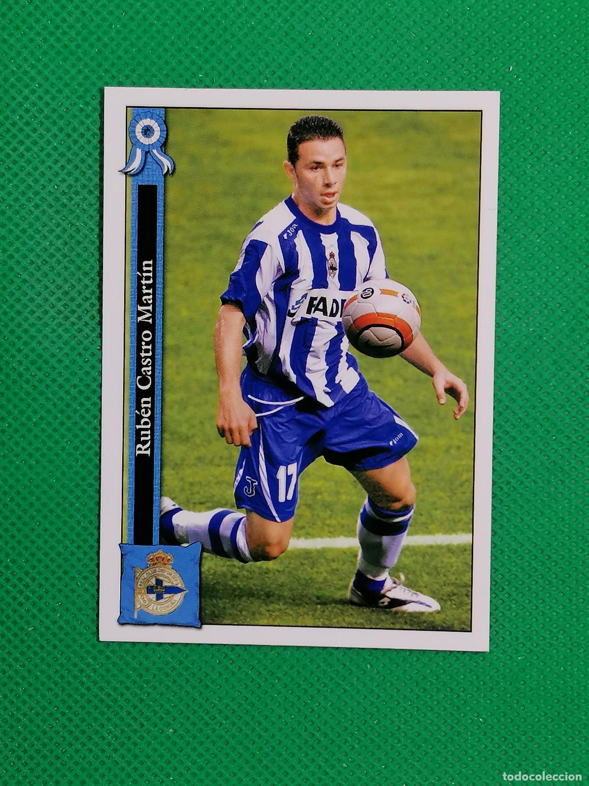 Cromos de f&uacute;tbol: 213 RUBEN CASTRO DEPORTIVO LA CORU&Ntilde;A ⚽ MUNDICROMO LAS FICHAS DE LA LIGA 05 06 2005 2006 ⚽