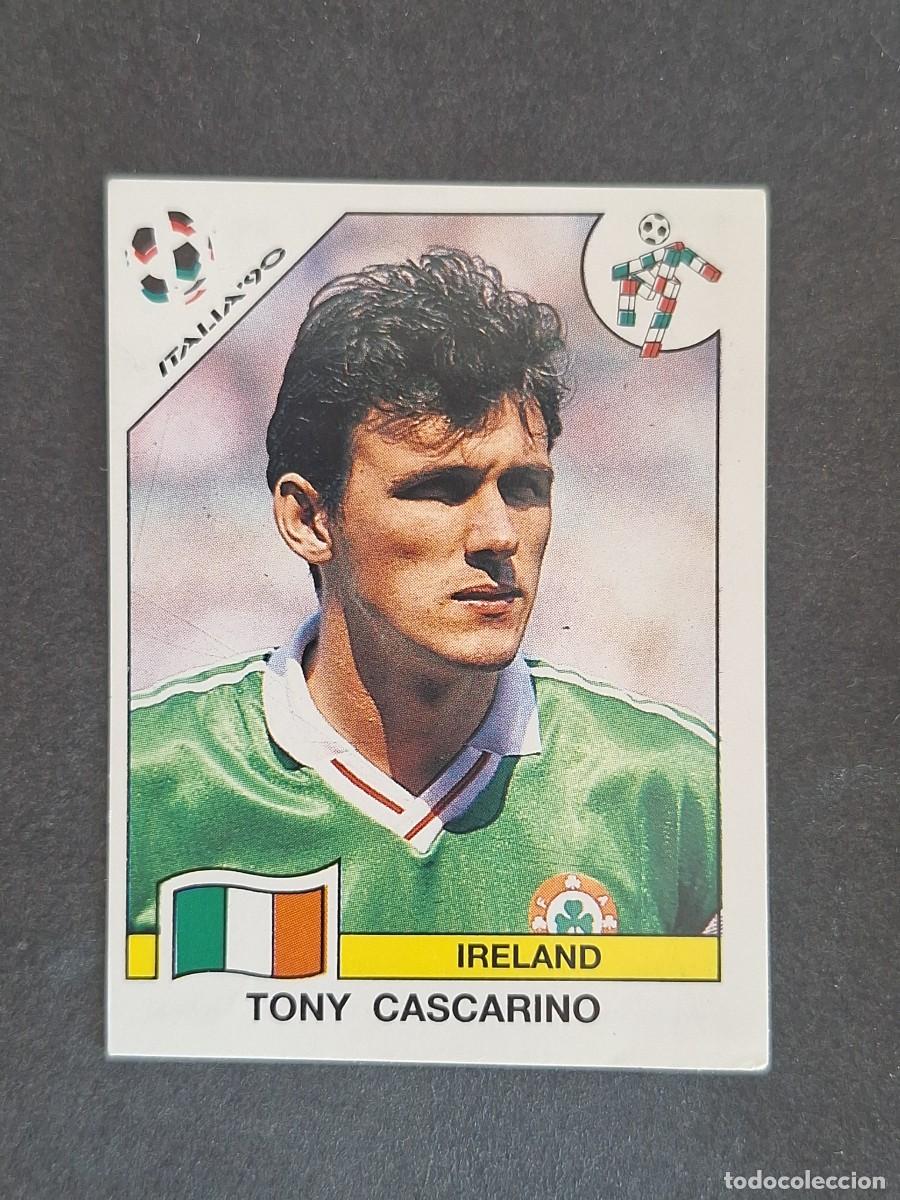 Figurine di Calcio: L3 TONY CASCARINO SELECCION IRLANDA 437 MUNDIAL ITALIA 90 1990 PANINI NUNCA PEGADO SIN PEGAR