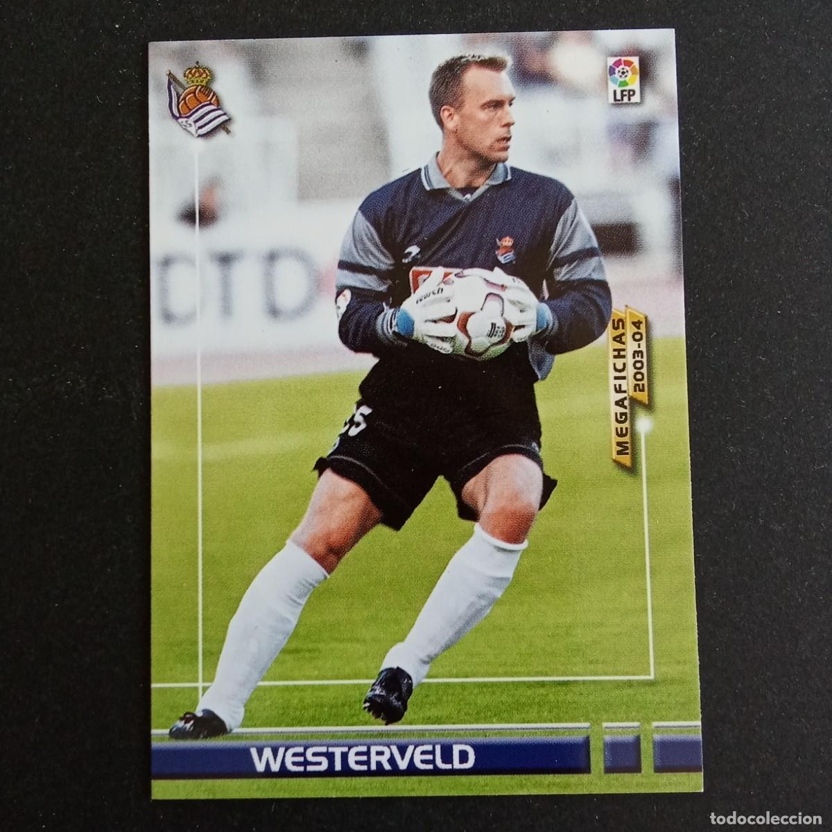 Figurine di Calcio: 272 WESTERVELD REAL SOCIEDAD LIGA 2003 2004 03 04 MEGAFICHAS PANINI
