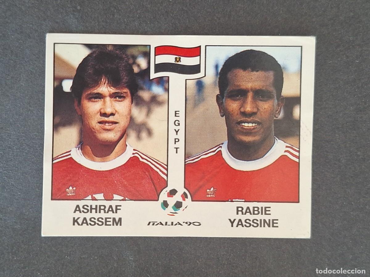 Figurine di Calcio: L3 KASSEM - YASSINE SELECCION EGIPTO 444 MUNDIAL ITALIA 90 1990 PANINI NUNCA PEGADO SIN PEGAR