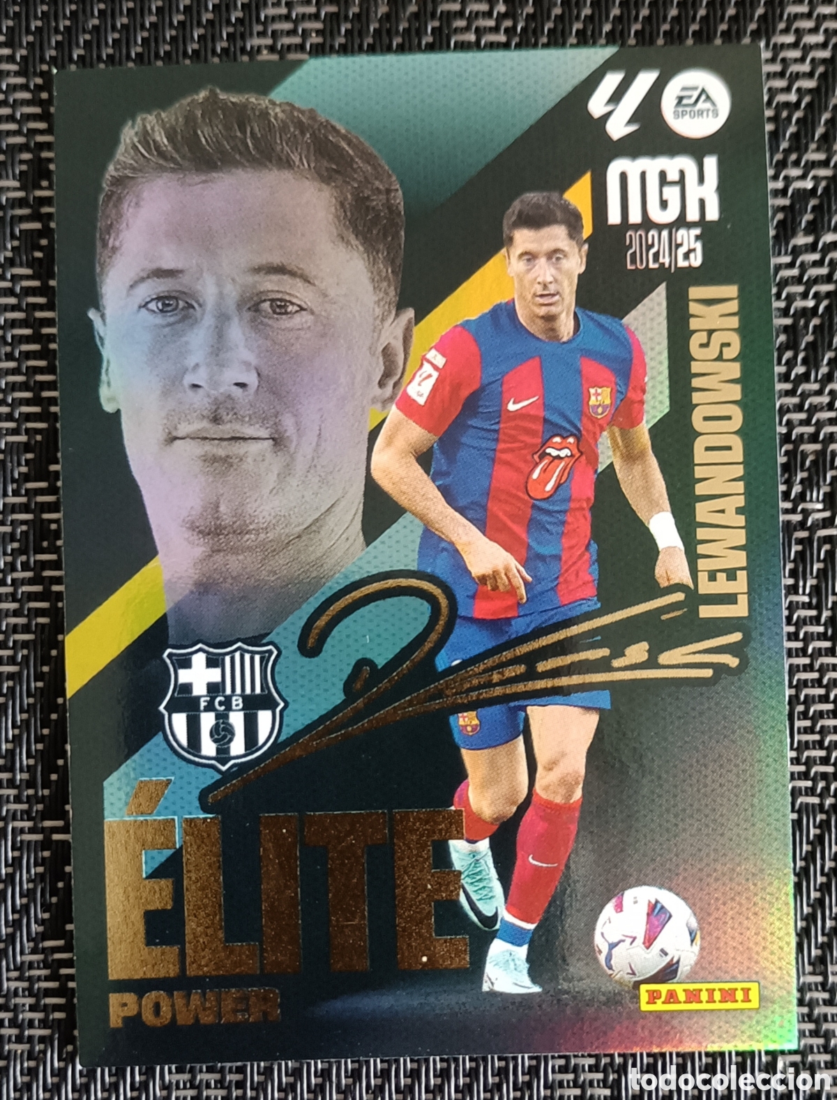 Cromos de f&uacute;tbol: Lewandowski FC Barcelona P8 Megacracks 24/25
