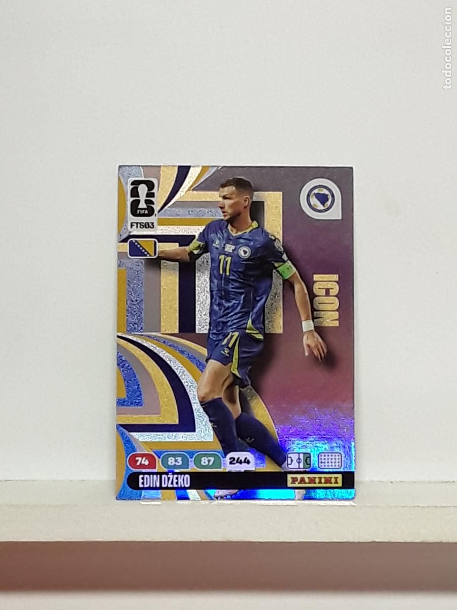 Cromos de f&uacute;tbol: ADRENALYN MUNDIAL 2026 WORLD CUP 26 ALBUM PANINI N FTS03 FTS3 FTS 03 BOSNIA ESCUDO LOGO