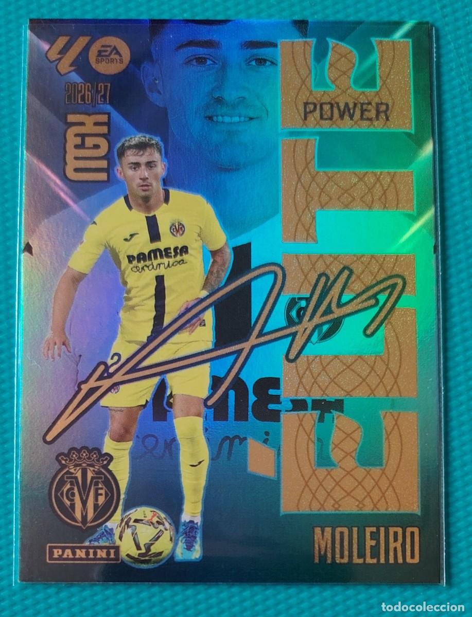 Cromos de f&uacute;tbol: MEGACRACKS 2026 / 27 - MOLEIRO - ELITE POWER - FIRMADA