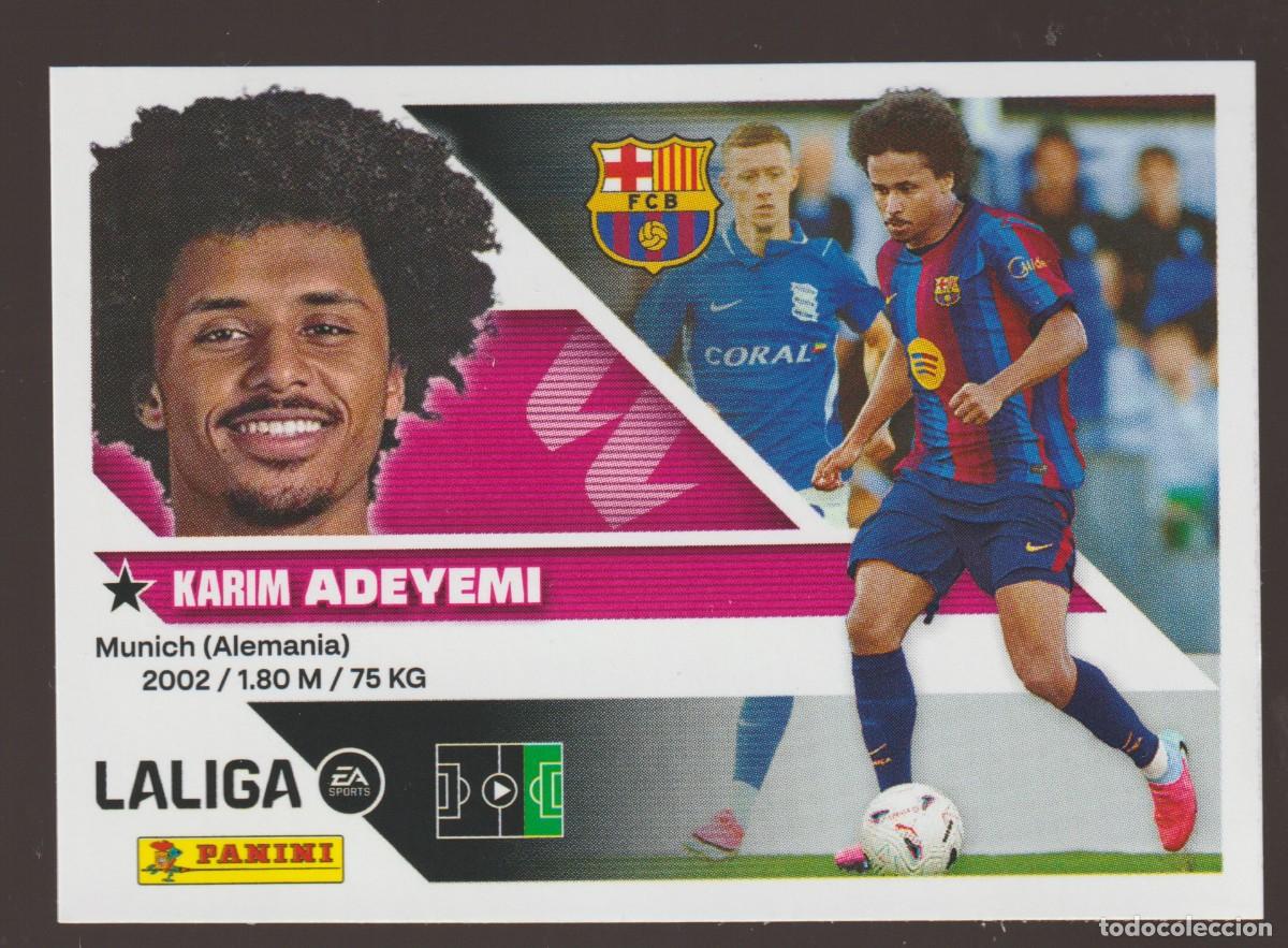 Cromos de f&uacute;tbol: Cromo Panini Liga Este 26 27 ULTIMOS FICHAJES - N&ordm; 19 Adeyemi