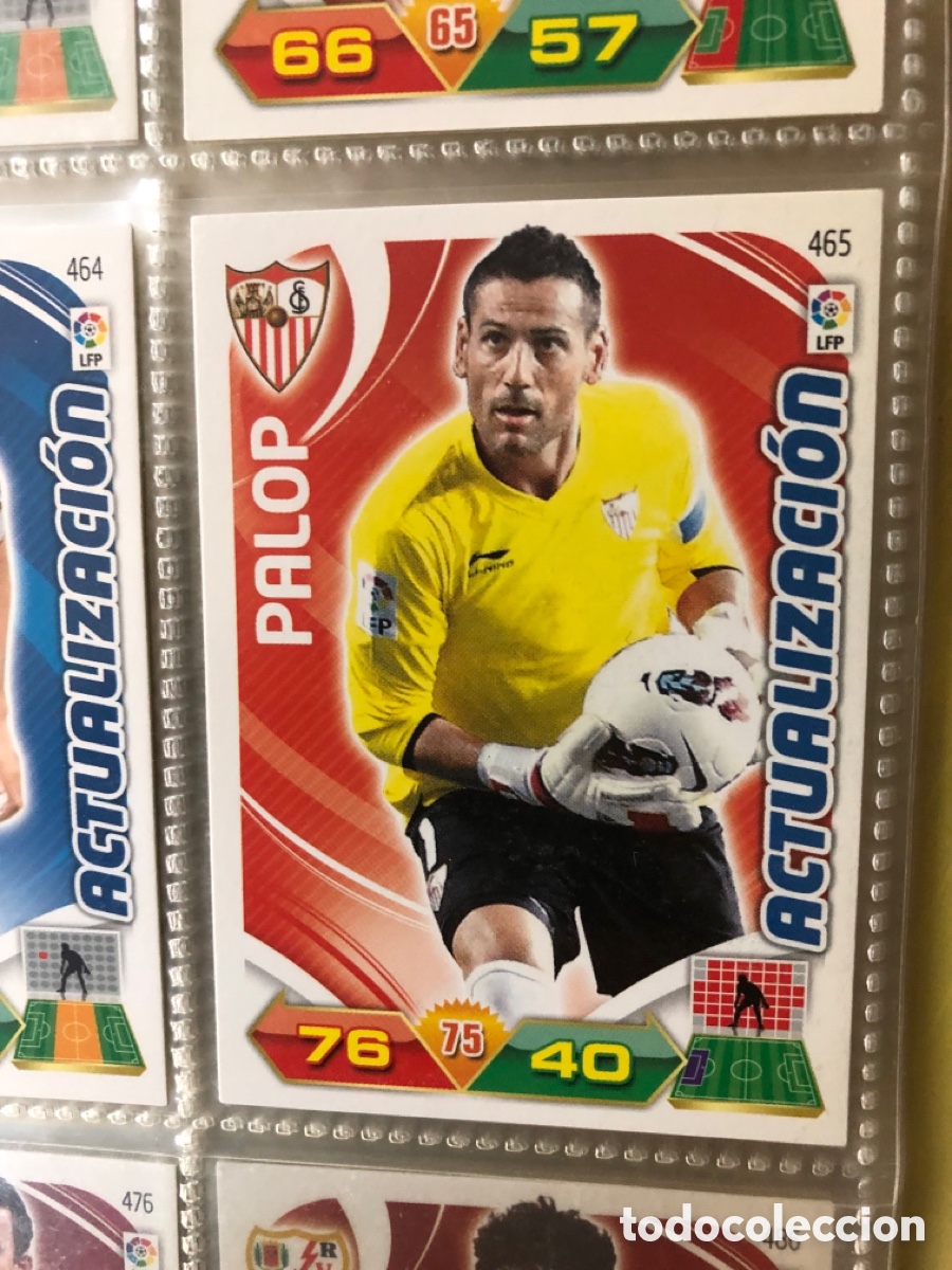 Cromos de f&uacute;tbol: PALOP SEVILLA F. C. 465 ACTUALIZACION PANINI ADRENALYN XL LIGA 2011/2012 11 12