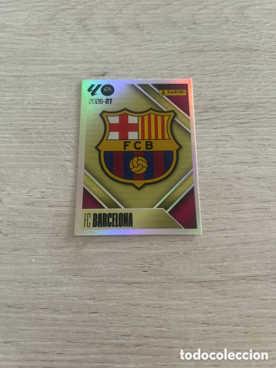 Cromos de f&uacute;tbol: Escudo 1 Barcelona Liga Este 2026/27 26-27 Panini