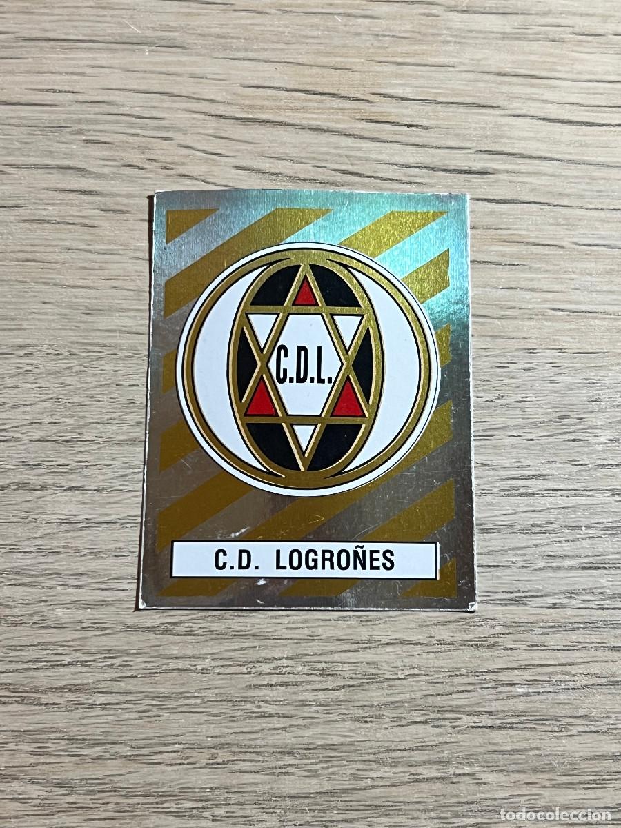 Cromos de f&uacute;tbol: 157 ESCUDO LOGRO&Ntilde;ES LIGA FUTBOL 88 PANINI NUNCA PEGADO SIN PEGAR 1988