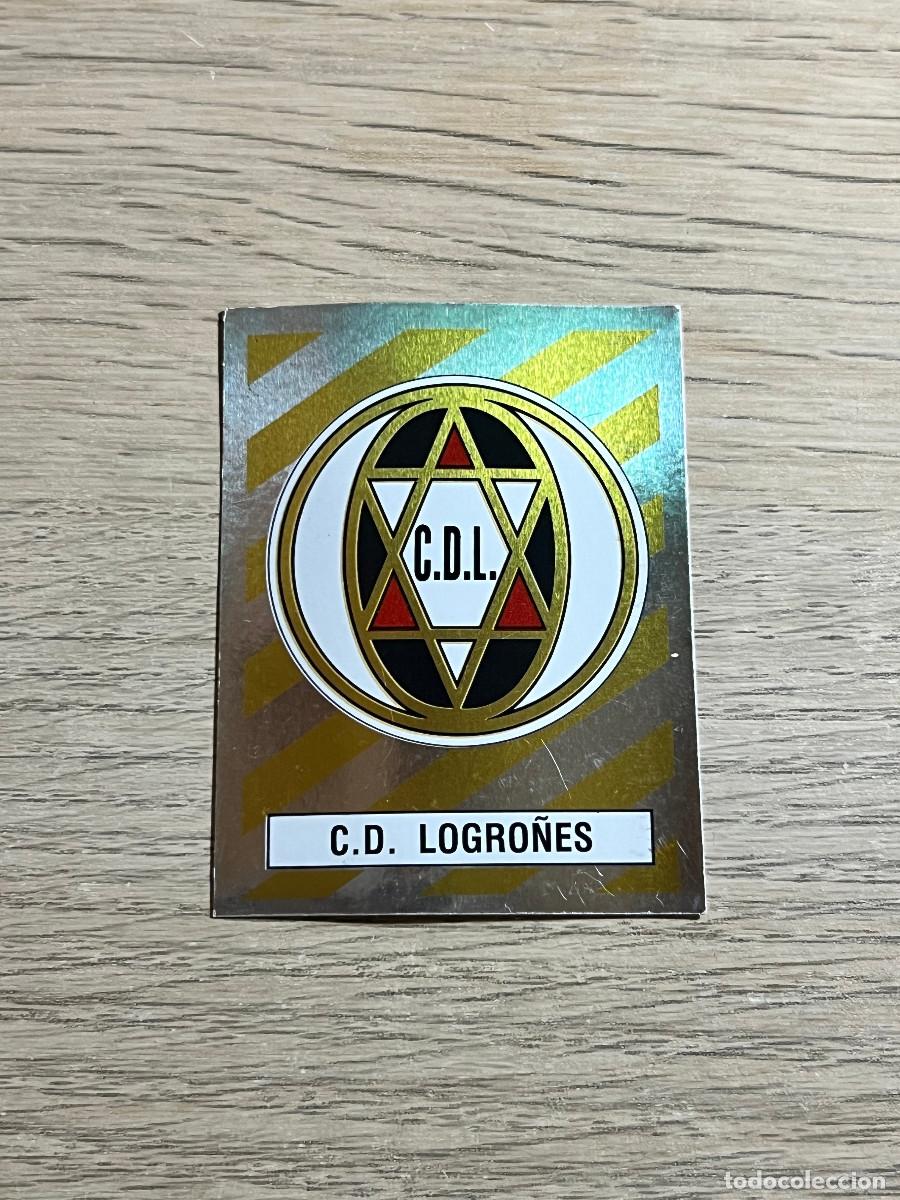 Cromos de f&uacute;tbol: 157 ESCUDO LOGRO&Ntilde;ES LIGA FUTBOL 88 PANINI NUNCA PEGADO SIN PEGAR 1988