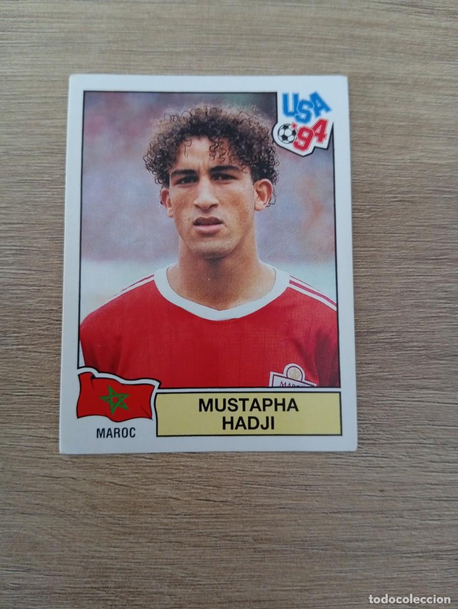Cromos de f&uacute;tbol: MUSTAPHA HADJI 409 MARRUECOS MUNDIAL USA 94 1994 SIN PEGAR NUNCA PEGADO