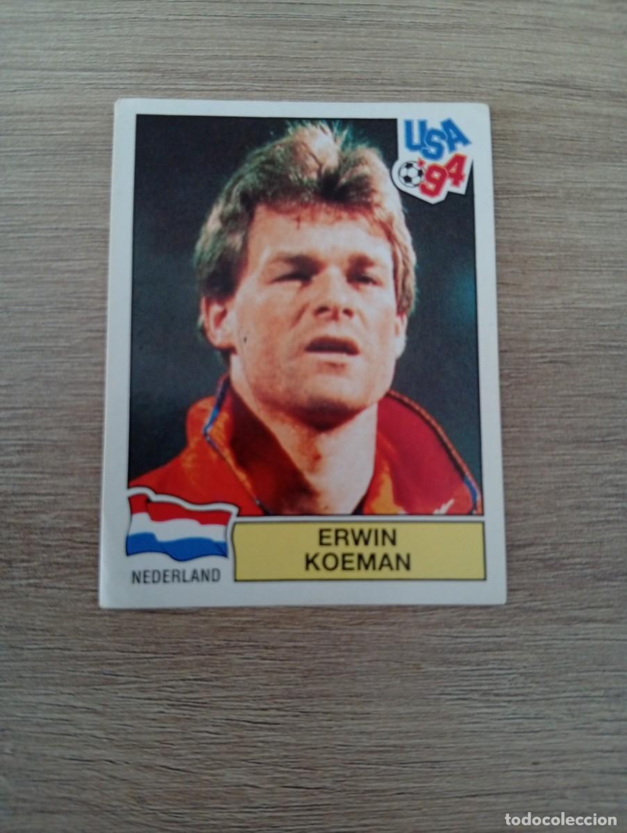 Cromos de f&uacute;tbol: ERWIN KOEMAN 423 HOLANDA MUNDIAL USA 94 1994 SIN PEGAR NUNCA PEGADO
