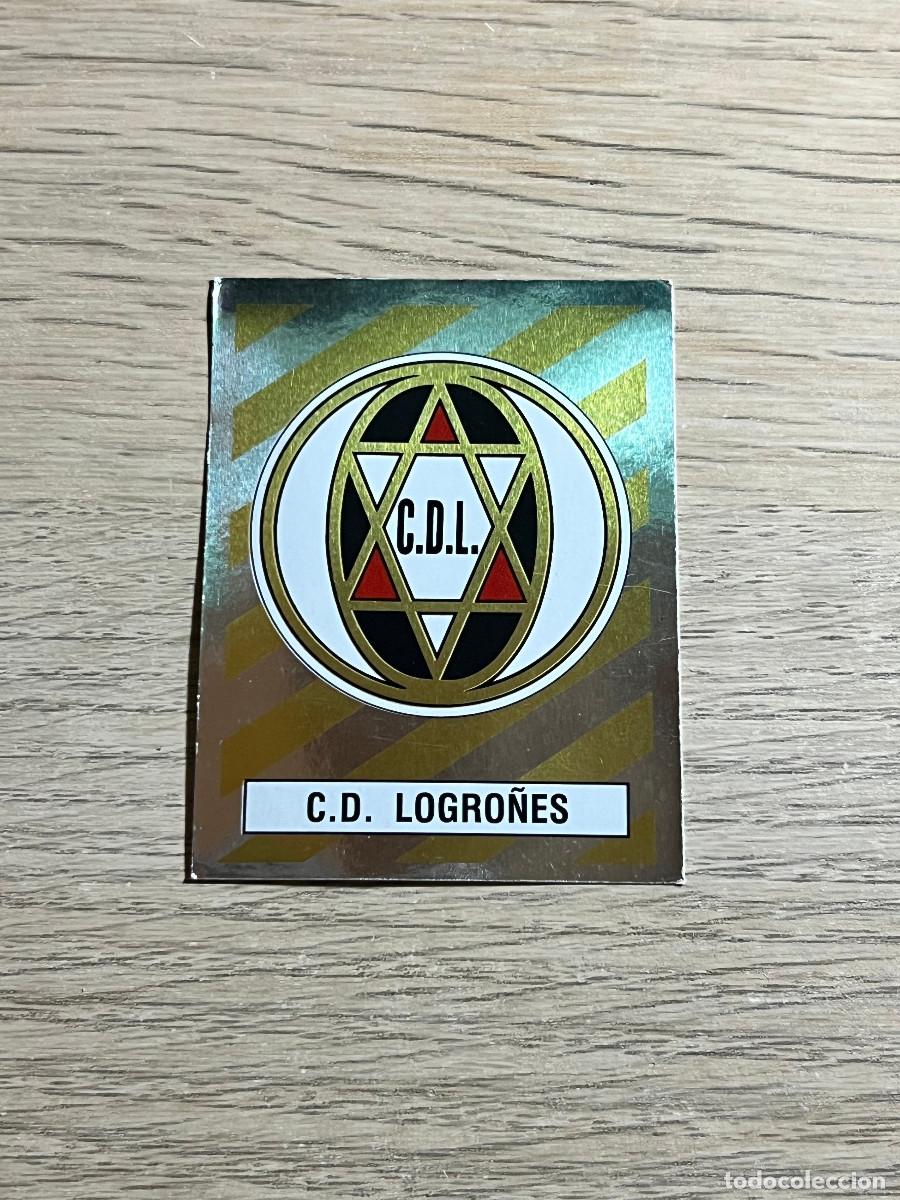 Cromos de f&uacute;tbol: 157 ESCUDO LOGRO&Ntilde;ES LIGA FUTBOL 88 PANINI NUNCA PEGADO SIN PEGAR 1988