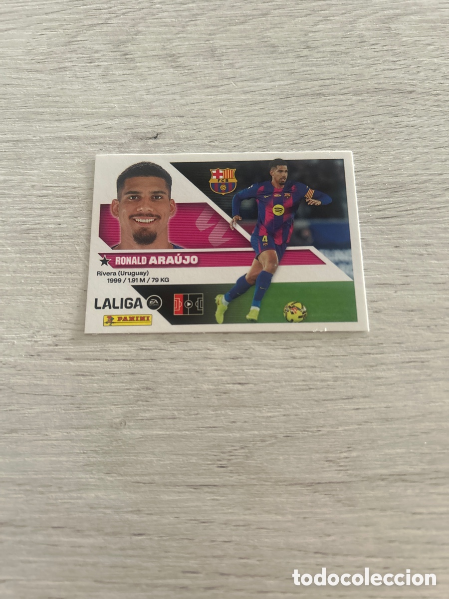 Cromos de f&uacute;tbol: Ara&uacute;jo 6A 6 A Barcelona Liga Este 2026/27 26-27 Panini