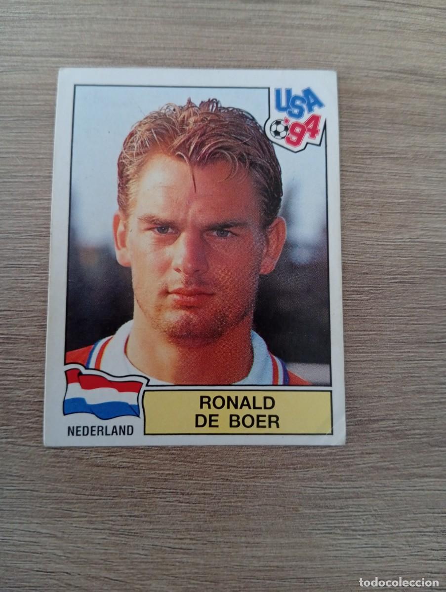 Cromos de f&uacute;tbol: RONALD DE BOER 432 HOLANDA MUNDIAL USA 94 1994 SIN PEGAR NUNCA PEGADO
