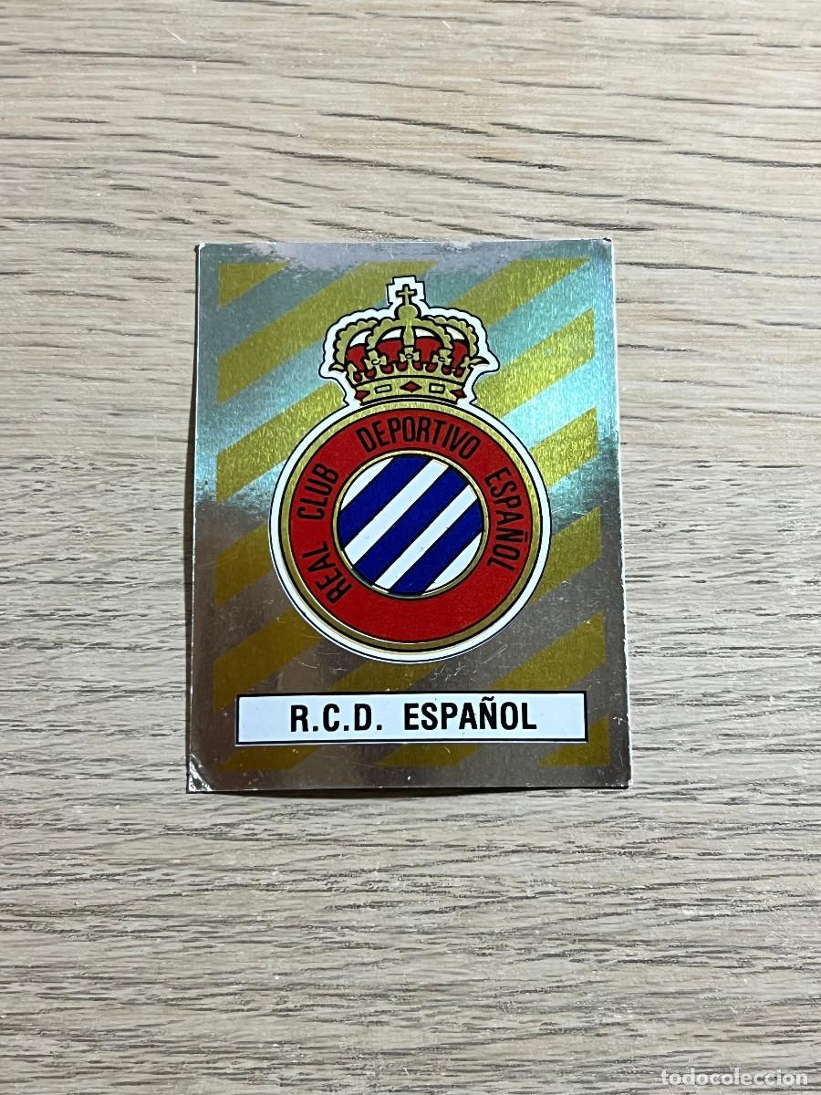 Cromos de f&uacute;tbol: 119 ESCUDO ESPA&Ntilde;OL LIGA FUTBOL 88 PANINI NUNCA PEGADO SIN PEGAR 1988